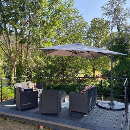 Private Riverside Villa With Breathtaking Views Axat Eksteriør billede